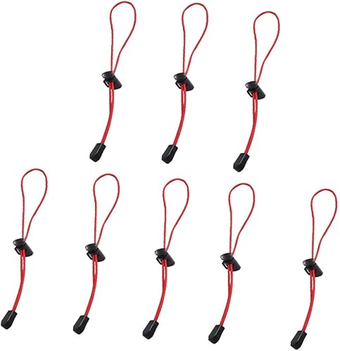 Yardwe 8pcs almacenamiento fijo cuerda correa de plástico en pie