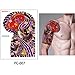 Produktbild adgkitb 2pcs Schulter halben Arm Tattoo Scapuler Aufkleber Dragon Lotus Tattoo temporäre Kunst PC-007 32x24cm
