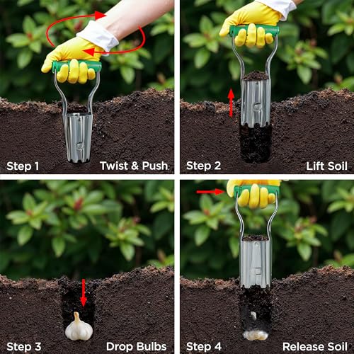 Bulb Planter Ajustable de Acero Miracle-Gro miniatura 3