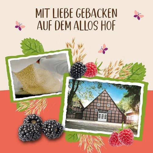 Allos Hof Granola Beere | Bio Müsli | Beerenmüsli | Knuspermüsli | Frühstückscerealien | 6er Pack (6 x 300g), 1 Stück (6er Pack)