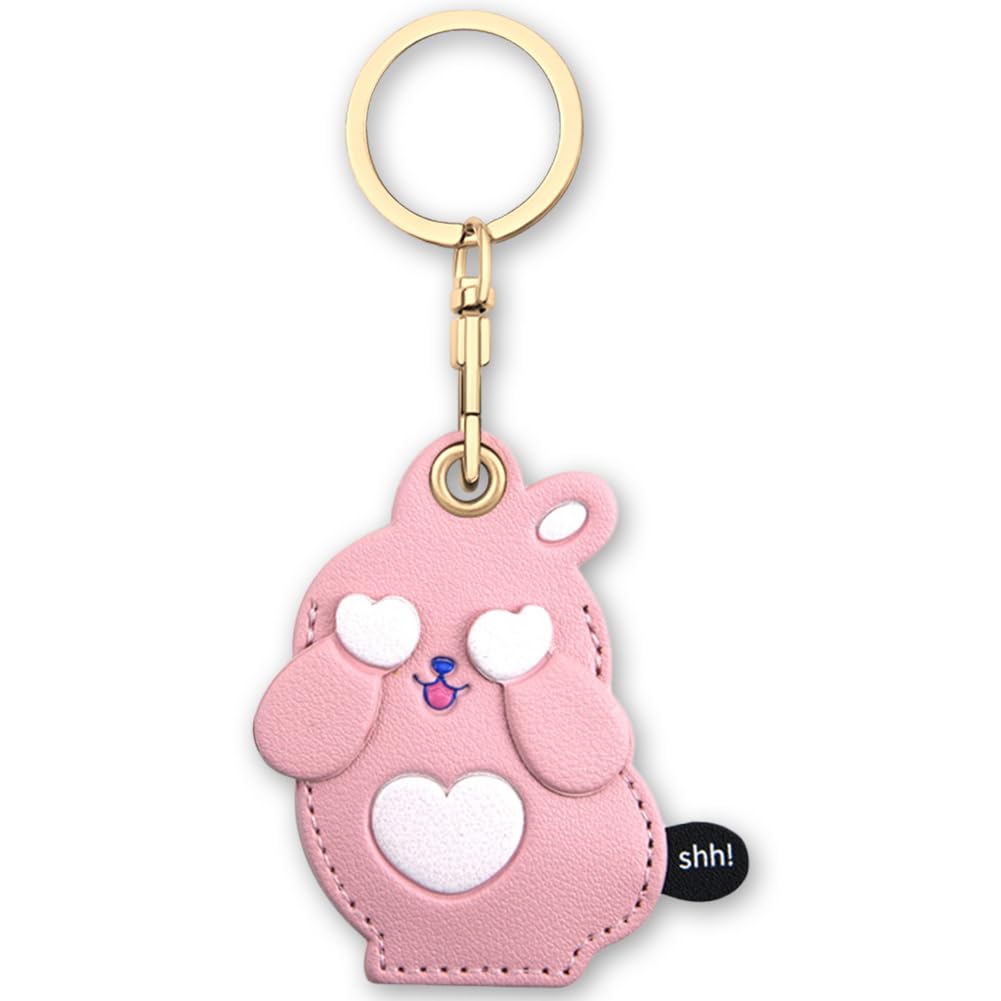 AXFEE Funda protectora de 360° para AirTag, llavero de piel con diseño de dibujos animados para Apple Air-tags, soportes para etiquetas de aire, funda protectora para etiqueta de aire, decoración para — view 24