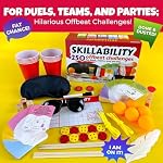 QUOKKA Board Games for Kids 8-12 - 250 Unique Cards with Fun Tasks - Family Game for Kids Adults - Perfect for Game Nights, Parties, TeamBuilding - Includes Reusable Props, Special Dice