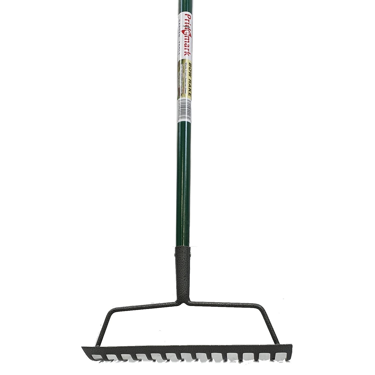 Easy Shopping® Soil Bow Rake, Heavy Duty Garden Landscape Rake, Carbon Steel 14-Tooth Head, 130cm Handle