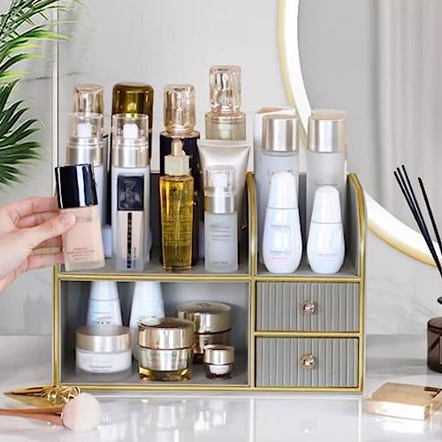 Amazon.co.jp: メイクアップボックス メイクオーガナイザー Puレザー