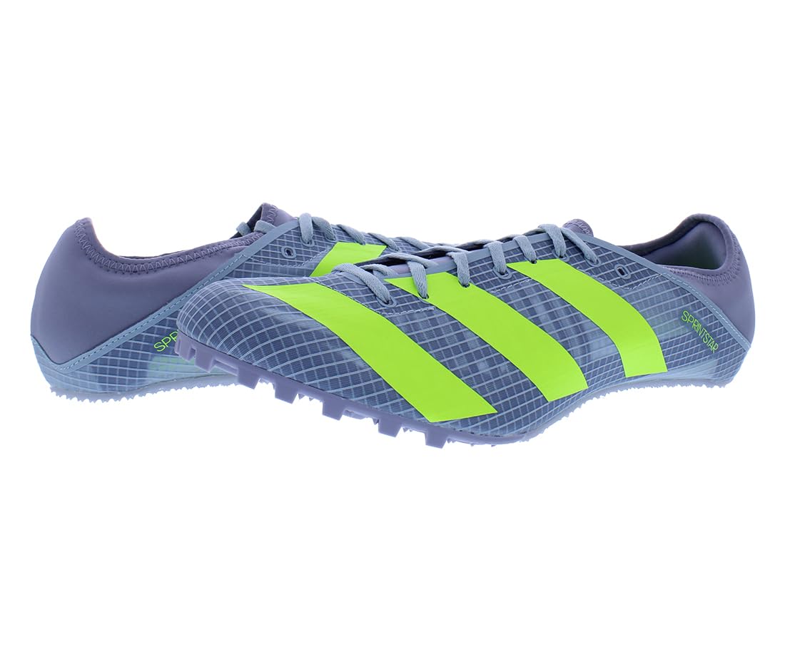 Adidas Sprintstar Mens Shoes Size 14, Color: Wonder Blue/Lucid Lemon/Silver Violet