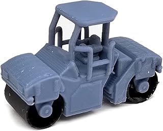 Outland Models Railroad Scenery Structure Heavy Duty Vehicle-Road Roller 1:87 HO Scale