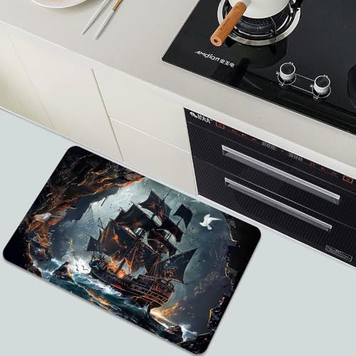 Image of Wazdorf 3D Bathroom Mat - Non Slip Water Absorbent Bathroom Mat Bathroom Easy Care Shower Rugs, Perfect for Home Office & Kitchen, Bathroom