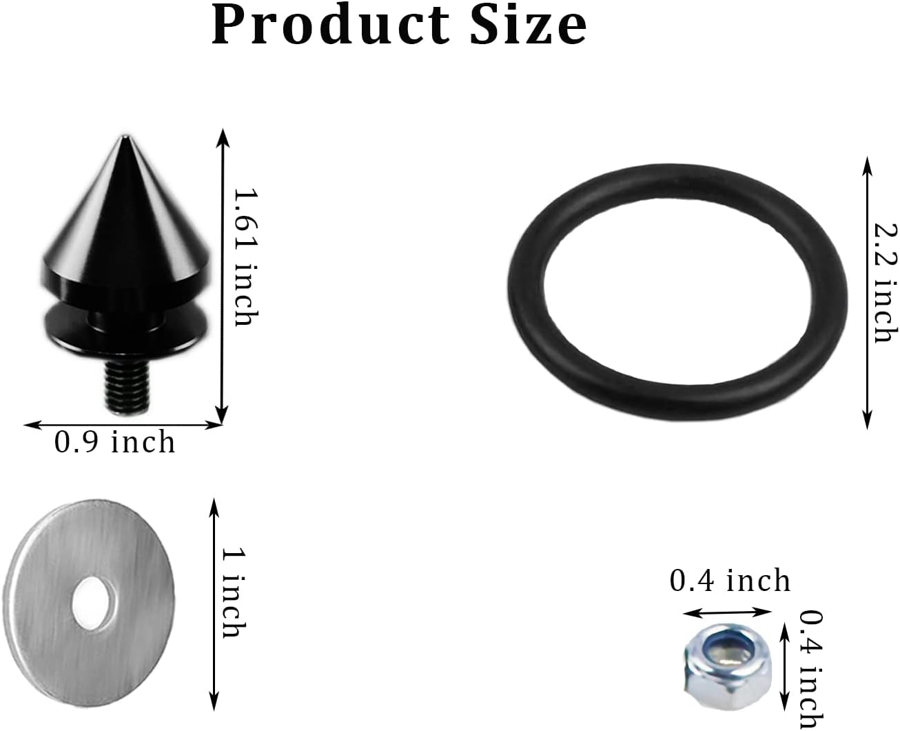 Buy Bumper Quick Release,4 Pack JDM Quick Release Trunk Front Rear