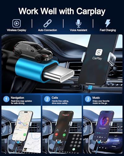2Pack Braided Carplay Cable for iPhone 17