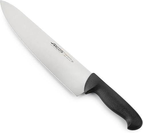 Miniatura 12 de Arcos Cuchillo de chef de acero inoxidable de 10 pulgadas. Cuchillo de cocina profesional multiusos para cortar y limpiar verduras. Mango ergonómico