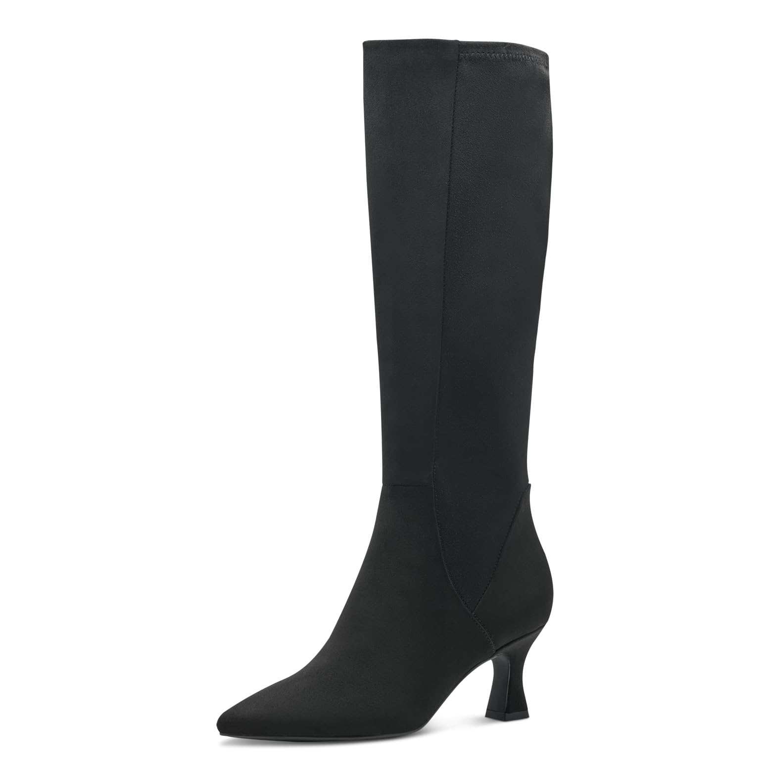 MARCO TOZZI Women's 2-25502-41 Boot Heel, Black, 6.5