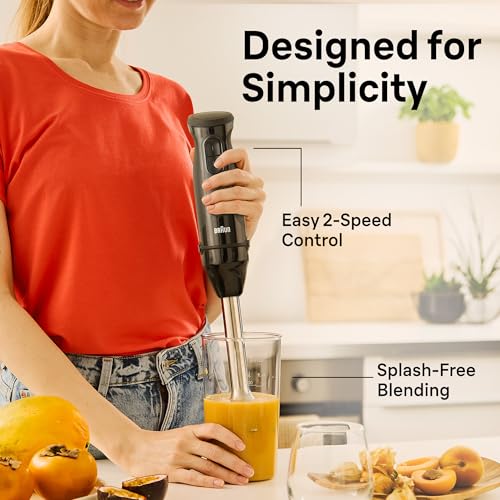 Image of Braun MultiQuick 5 MQ515 Hand Blender, 500W, Dual Speed, Beaker & Whisk