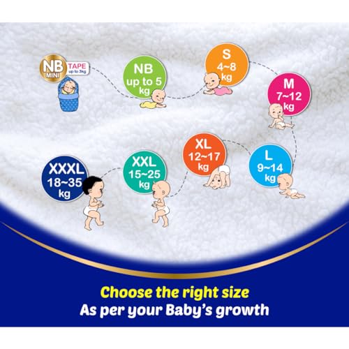 Image of MamyPoko Pants Extra Absorb Baby Diapers, Medium (M), 42 Count, 7-12 kg