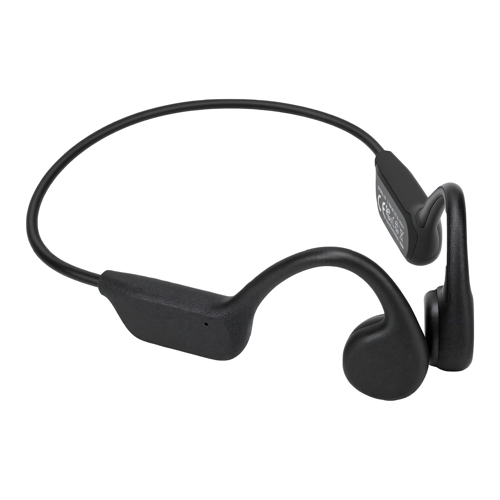 Cuffie a Conduzione Ossea con Lettore MP3 da 32 GB, Cuffie da Nuoto Impermeabili IPX8 Bluetooth 5.4 Auricolari Sportivi Wireless a Orecchio Aperto, Leggere e Sicure (BLACK)