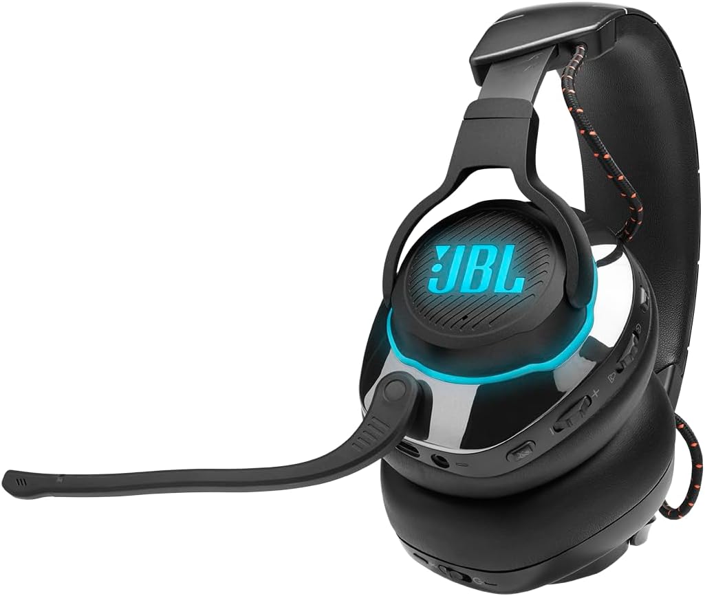 JBL Quantum 810 Wireless, Dual surround sound, Hear every detail with Hi-Res drivers, Dual wireless, Active Noise Cancelling technology for gaming, Black