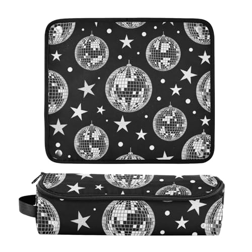 Bolsa de viaje para herramientas de cabello con tapete resistente al calor para mujer, estuche impermeable para rizador, plancha alisadora y secador de pelo miniatura 3