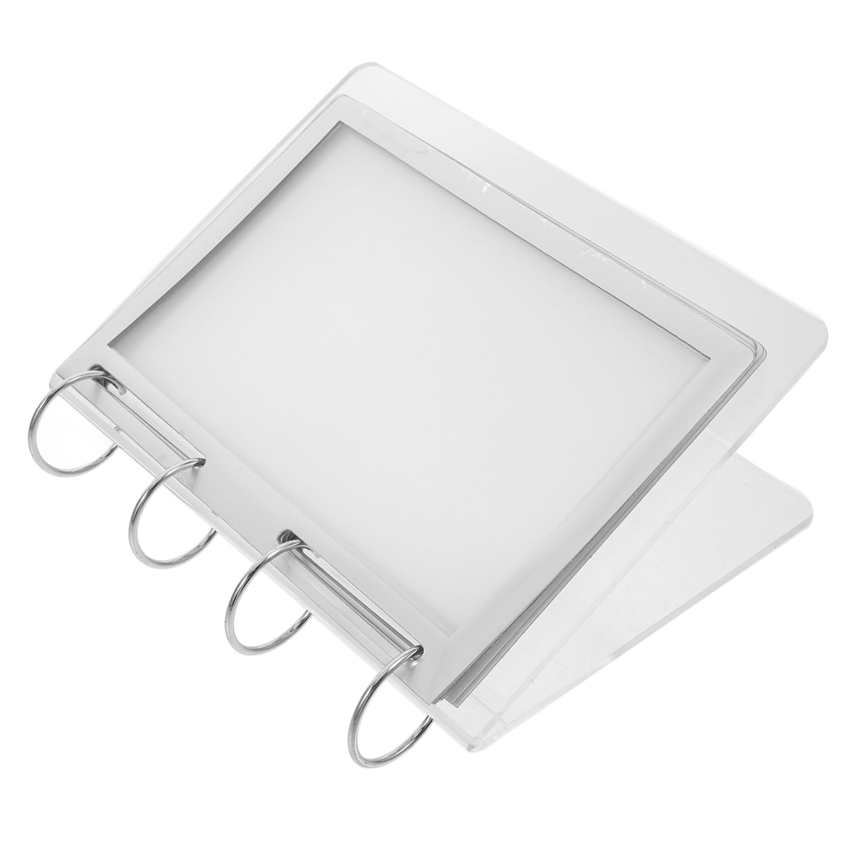 SHINEOFI 3piezas Soporte De Exhibición De Transparente Para Menús y Carteles Base Estable Para Restaurantes y Exhibición y