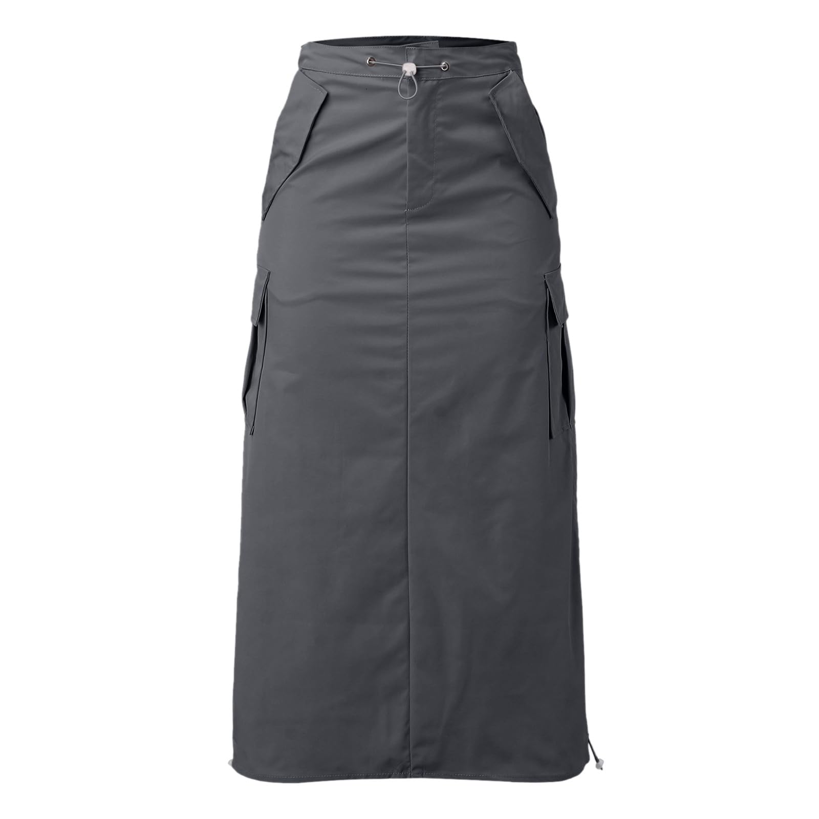 Générique Jupe Longue Vacances Haute Elastique A-Ligne De Bohême Plage pour Élégante Jupe Tour Taille Plage Longue en Femme Décontractée Maxi Plissée avec Poches