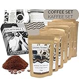 Kaffee Geschenkset gemahlener Kaffee Geschenkbox | 6x60g Kaffee Weltreise Geschenkidee für Frauen Freundin | Kaffeebox Geschenk Box Geburtstag Weihnachten