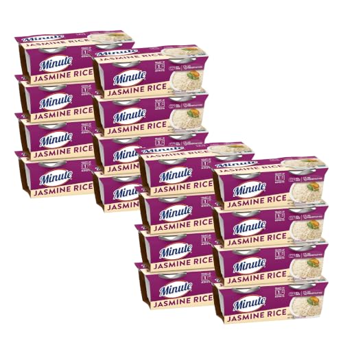 Minute Ready-to-Serve Jasmine Rice,Microwavable Rice Cups,8.8-Ounce Cups,(Pack of 16)