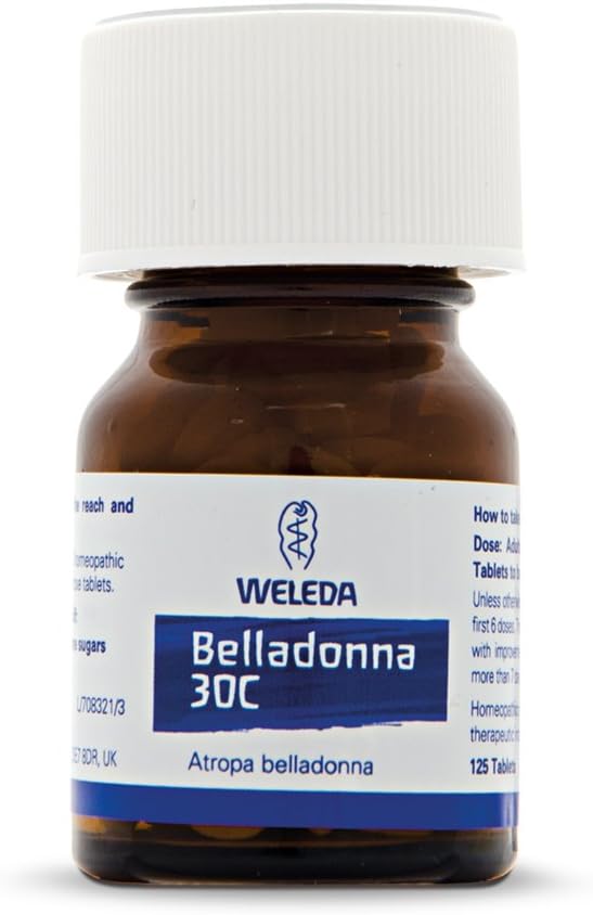 Belladonna 30C, Homeopathic Medicinal Product, 125 Tablets