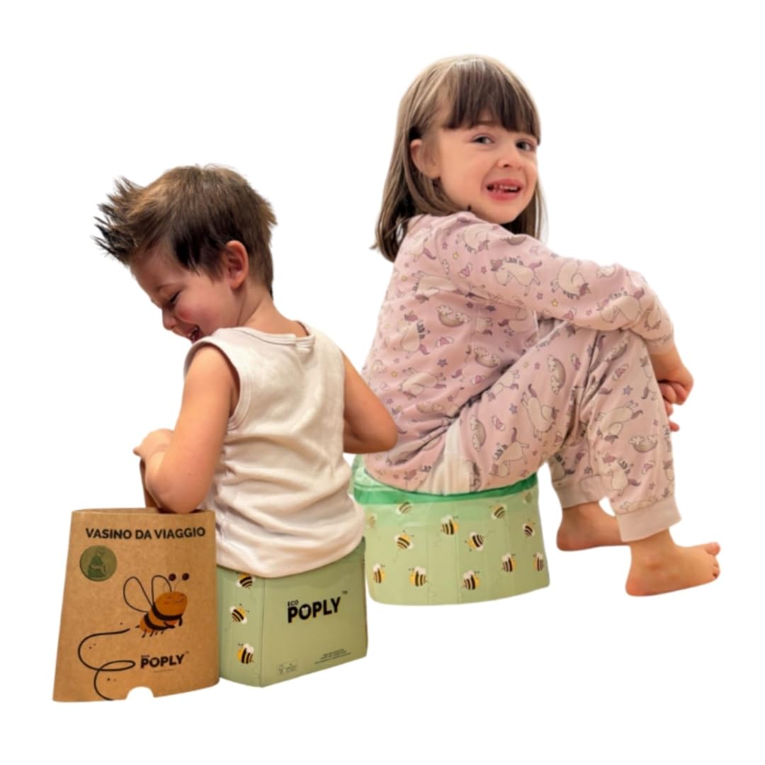 ECO POPLY Portable Reusable and Sustainable Travel Potty for Children 1-10 Years, Hygienic and Compact for Travel Car - Image 3