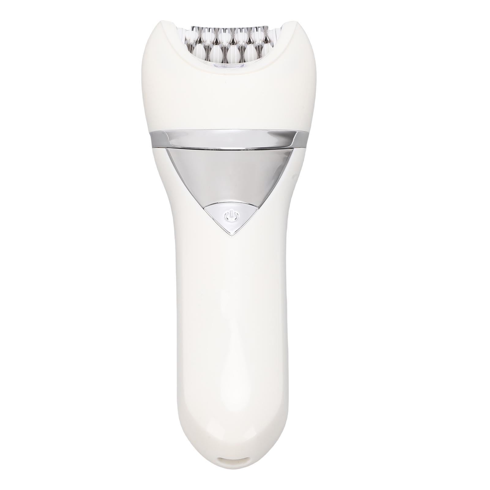 Epilatore per la Depilazione 6 in 1 con Spazzola per la Pulizia del Viso Efficace per L'uso a Umido e Asciutto per le Donne Materiale ABS