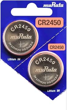 موراتا CR2450 بطارية 3 V ليثيوم عملة خلية - يحل محل سوني CR2450 2 بطاريات