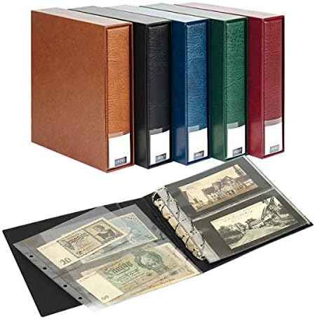 Lindner 3532BN - G PUBLICA M Sammelalbum für bis zu 80 Banknoten/Postkarten-grün