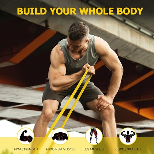 Image of Pull Up Bands, Resistance Bands, Pull Up Assistance Band Exercise Bands for Men & Women Working Out, Body Stretching, Physical Therapy, Muscle Training