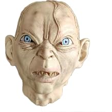 Quenny Halloween Lord of the Rings ring zombie hood, scary latex devil mask.2 pieces.