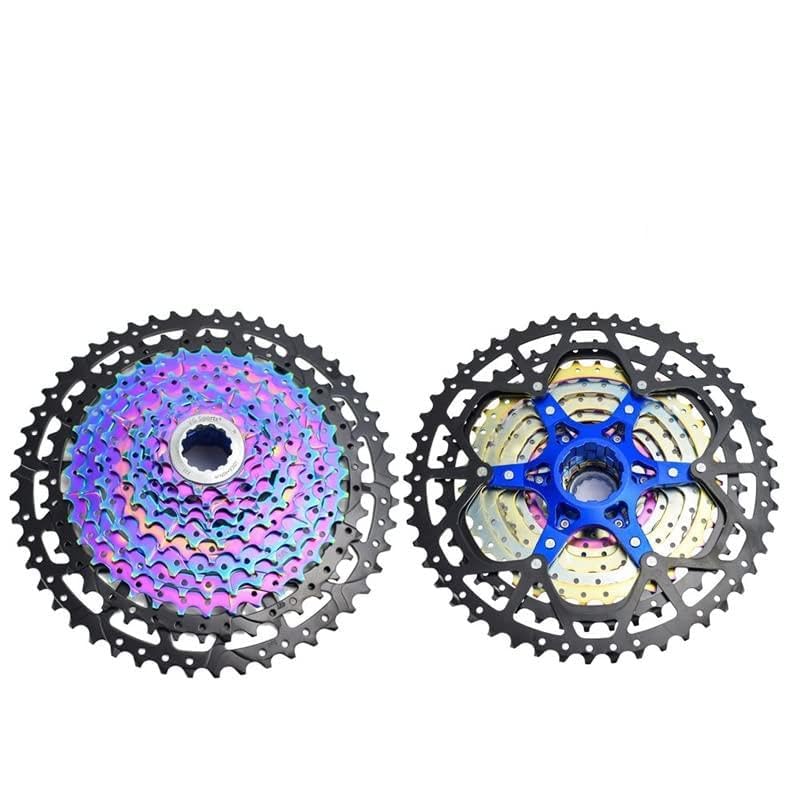 Ruota Libera 8 9 10 11 Cassetta MTB a 12 velocità 40/42/50T Pignone for Mountain Bike Arcobaleno Volano a Ruota Libera for Bicicletta Cassette Pignoni E Ruote Libere(11S 50T Rainbow)