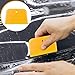 ZNBSIXP 6-Pack Body Filler Spreaders,4/5/6 Inch Plastic Spreader Tool,Reusable Auto Body Repair Kit for Automotive Body Fillers Putties Glazes & Caulks