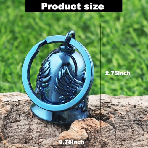 Image of Motorcycle Cross Bell - Key Chain Biker Bells Protect the Rider - Accessories