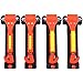 4 PCS GoDeCho Car Emergency Escape Window Breaker and Seat Belt Cutter Hammer with Light Reflective Tape,Life Saving Survival Kit
