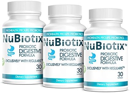 3 Bottle Combo - Probiotic Digestive Dietary Supplement for Men & Women - 45 Capsules in Each Bottle