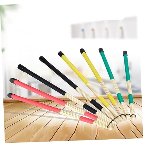 Toddmomy - Baquetas de bambú, 2 piezas, para batería, accesorios para instrumentos musicales miniatura 4