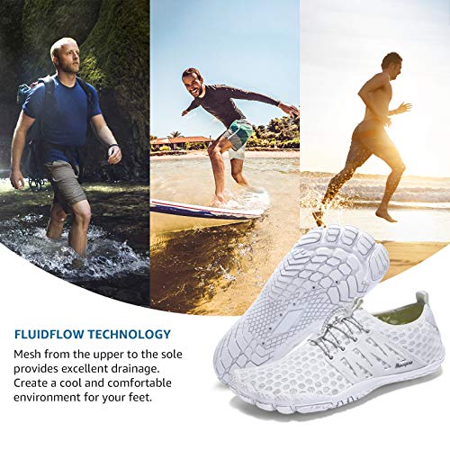Image of Racqua Water Shoes Quick Dry Barefoot Beach Aqua Sport Swim Surf Pool Hiking Diving Walking for Men Women