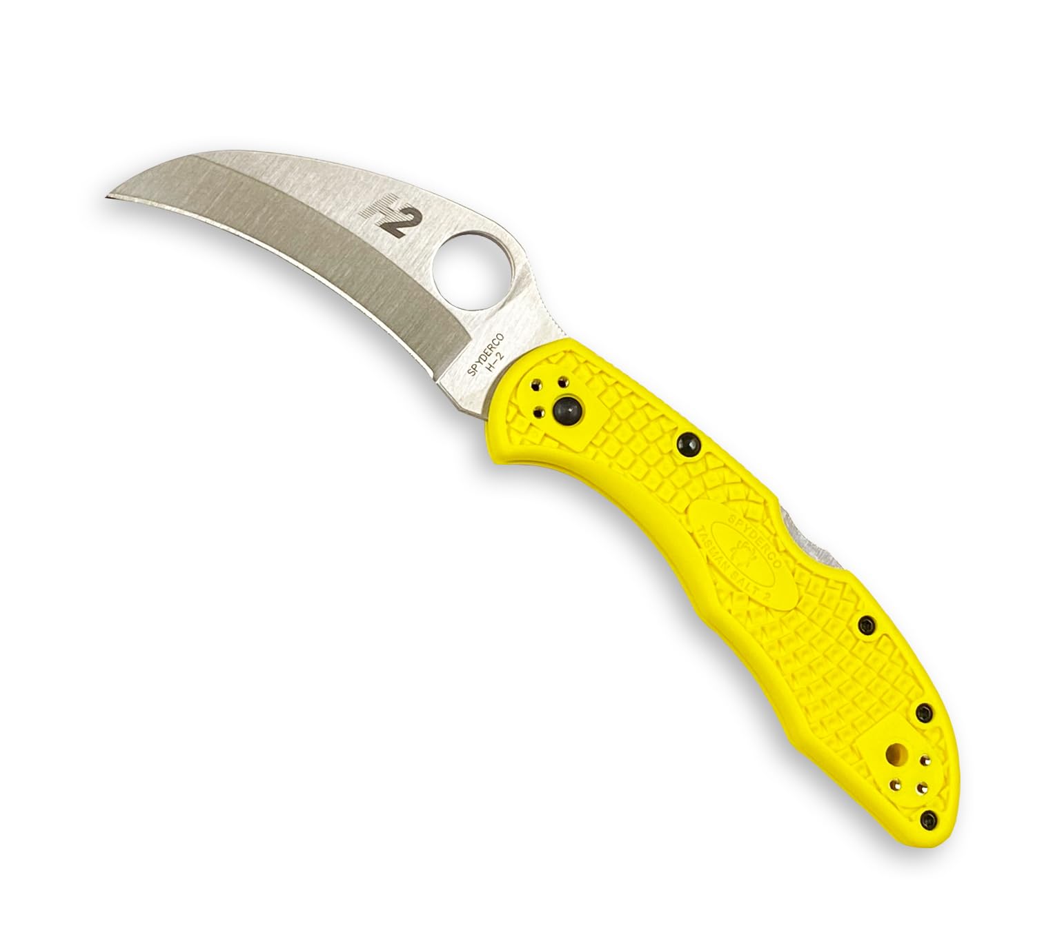 スパイダルコ(Spyderco) タスマン�ソルト２ イエロー H-2 直刃 C106PYL2