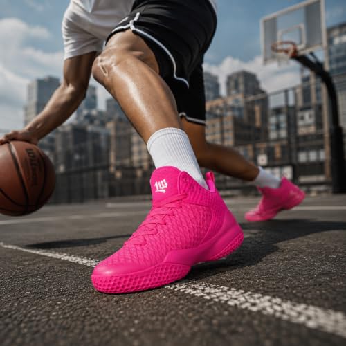 Image of PEAK High Top Mens Basketball Shoes Streetball Master Breathable Non Slip Sneakers Outdoor Cushioning Workout Sports Shoes for Gym Fitness