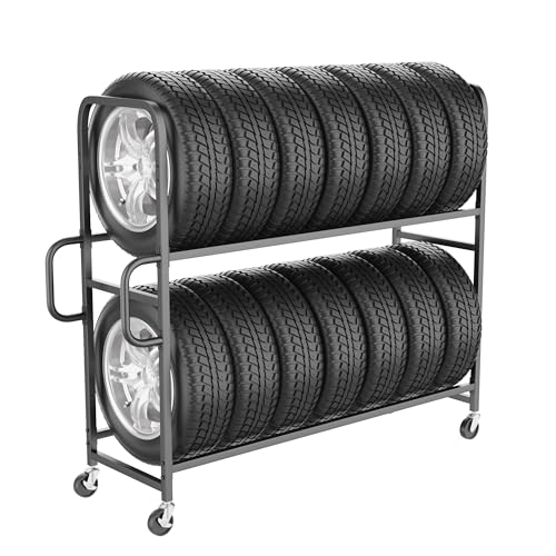 UODENGA Rolling Tire Rack