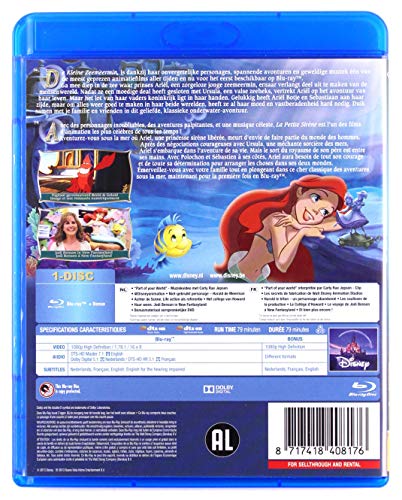 La Petite Sirène Blu-ray edición animada clásica en francés 3
