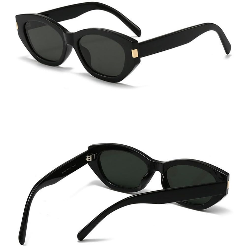 Occhiali da sole a farfalla stile cat-eye, occhiali alla moda per uomo e donna con lenti in nylon.