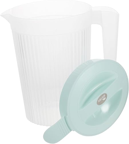 GOOHOCHY Resistente de alta temperatura de la tapa de la jarra plástica verde 2l para el uso en el hogar jarra de agua sana para las bebidas