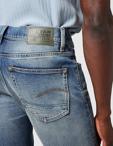 G-STAR Herren 3301 Slim Jeans, Mehrfarben (Faded new Moon Restored 51001-C052-H443), 38W / 36L 5