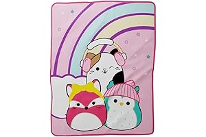 Squishmallows Kids Bedding Super Soft Micro Raschel Throw