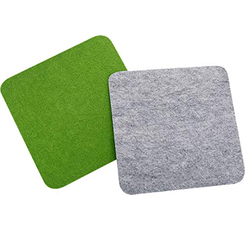 Zliger 10 Pcs Tapis De Souris Gaming,Tapis De Bureau Multifonction Antiderapant Résistant à Usure Mousepad pour Ordinateur Bureau Et Portable Cover