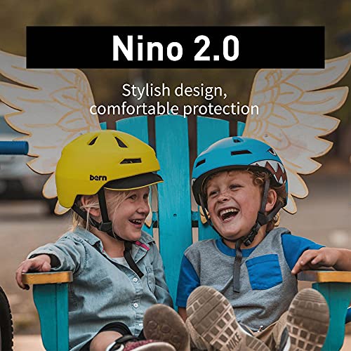 Bern, Nino 2.0 Kids Bike Helmet, Mips Metallic Space Splat, Medium #TOP1