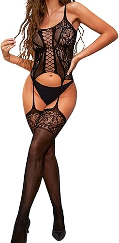 Kaei&Shi Medias de malla para mujer con curvas, elásticas, no incluidas