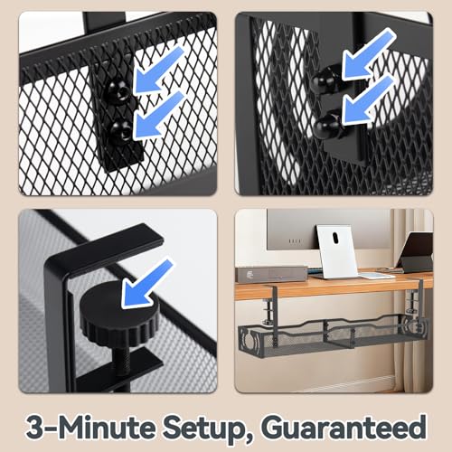 40% de descuento en organizador de cables metálico sin taladro